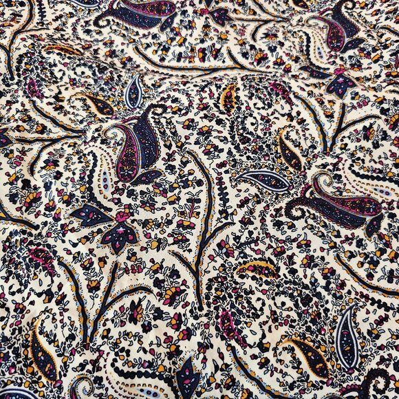 Intimately Free People Womens Sz Small Strappy Shoulder Robe Paisley Bells Boho - Picture 9 of 9